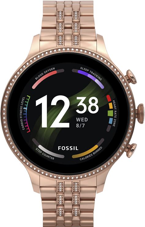 smartwatch fossil rosa|rose gold fossil watch women.